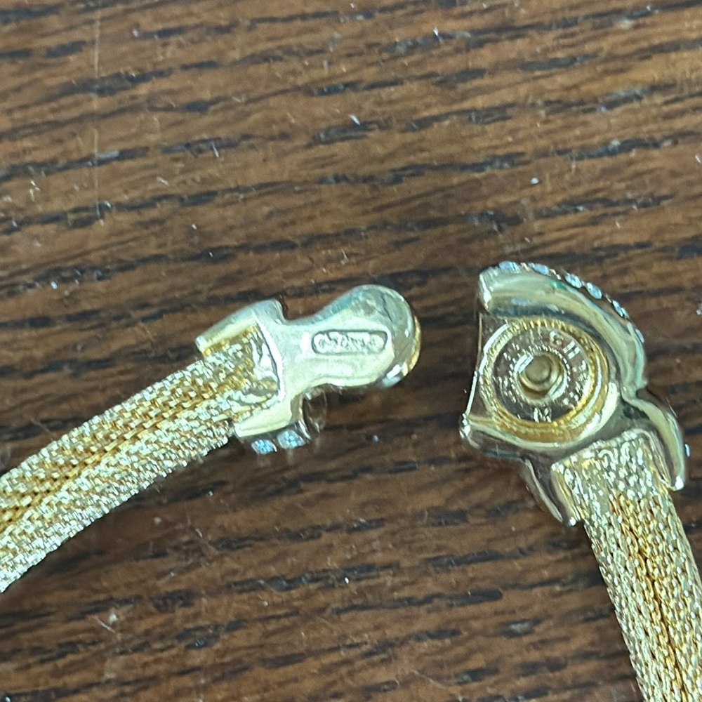 Christian Dior gold tone choker - Picture 4 of 4
